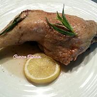 recette Cuisses de poulet, citron-estragon