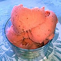 recette Glace à la fraise