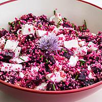 recette Salade de semoule, betterave et chèvre