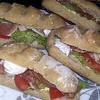 recette Sandwichs Ciabatta Italien