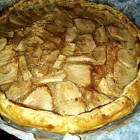 recette Tarte aux pommes sur crème d'amande