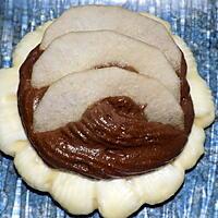 recette Pavlova chocolat/poire