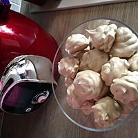 recette Meringues au café