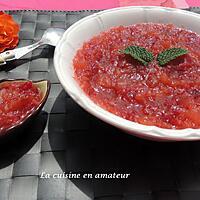 recette Compote cerises et pommes