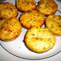 recette Muffins aux  chou-fleurs, lardons et comté