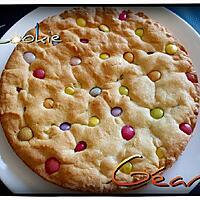 recette Cookie géant aux bonbons smarties