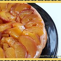 recette Tarte tatin aux pêches