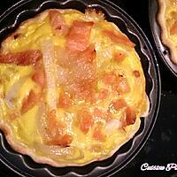 recette Tartelettes au saumon fumé, poireau, oeuf