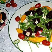recette Salade de betterave, mangue et Salakis