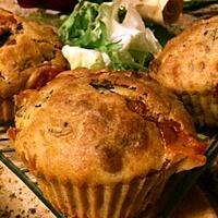 recette MUFFINS  AUX  POIREAUX  ET  A  L'OIGNON