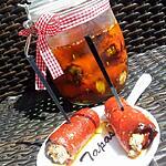 recette Bocaux d'Involtinis de poivrons au sardines