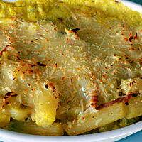 recette Gratin de salsifis au curry