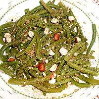 recette SALADE DE HARICOTS VERTS VINAIGRETTE AU CURRY