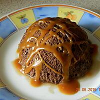 recette Dôme mousse chocolat et coeur caramel beurre salé