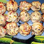 recette Champignons farcis jambon/fromage (compatible dukan)