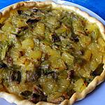 recette TARTE RHUBARBE,ANANAS A LA CREME D'AMANDE