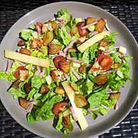 recette Salade verte au jambon et conté