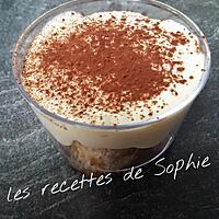 recette tiramisu en verrine