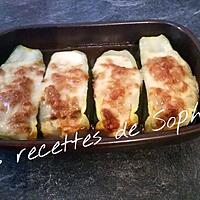 recette COURGETTES FARCIES