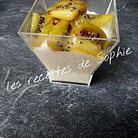 recette RIZ AU LAIT ET COMPOTE DE KIWIS