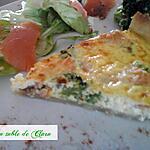 recette Tarte salée brocolis saumon fumé