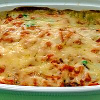 recette Gratin de merlu aux  légumes printaniers