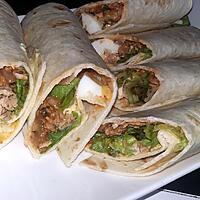 recette Wraps au thon