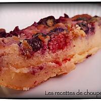 recette Clafoutis aux myrtilles et framboises