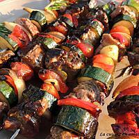 recette Brochettes de boeuf