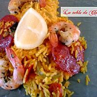 recette Riz aux crevettes