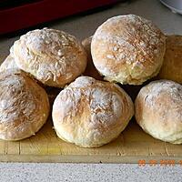 recette Petits pains sans pétrissage