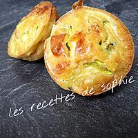 recette Moelleux à la buche de chèvre et à la courgette