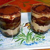 recette Tiramisu poire chocolat marron