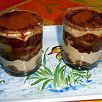 recette Tiramisu poire chocolat marron