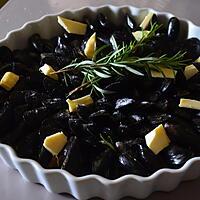 recette MOULES AU ROMARIN