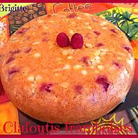 recette CLAFOUTIS AUX FRAMBOISES au cookeo