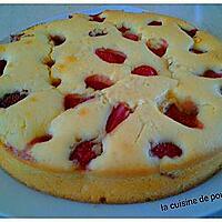 recette Gâteau aux fraises