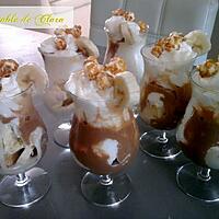 recette Banana Split en verrines