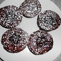 recette FONDANTS AU CHOCOLAT