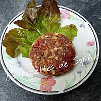 recette Steak haché aux oignons