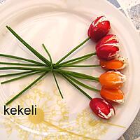 recette Mon bouquet de tulipes tomates