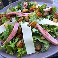 recette Salade au cervelas poêlées