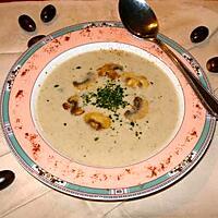 recette Soupe aux champignons