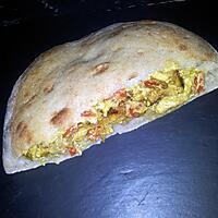 recette Sandwich kebab dans le pain au poulet-curry