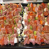 recette Brochettes d'agneau