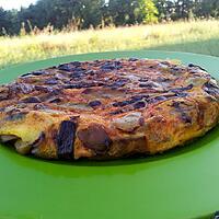 recette Tortilla d'haricots plat au chorizo