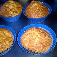 recette MUFFINS AUX BANANES ET NOIX