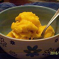 recette Sorbet végétalien à la mangue