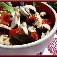 recette Salade de Champignons au gruyère