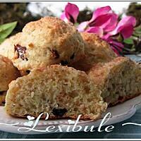 recette Scones aux  cerises et aux amandes